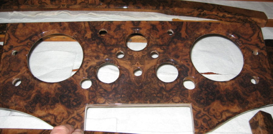 Tableau de bord démonté Jaguar XK120