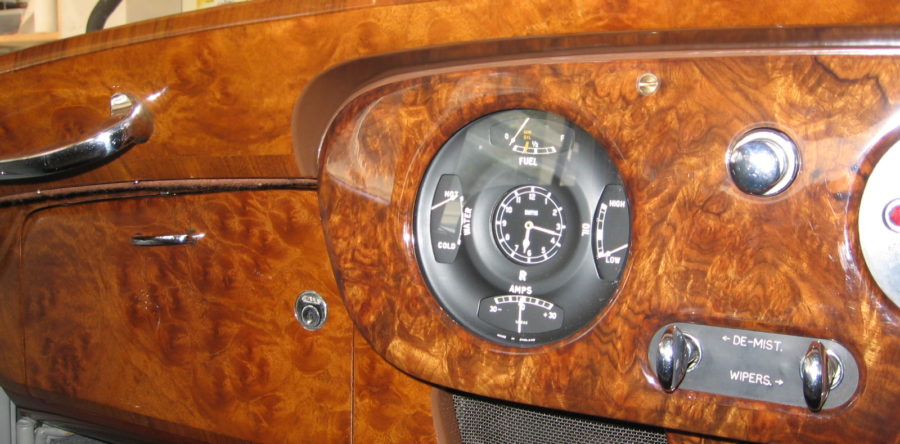 En cours de montage Jaguar XK120